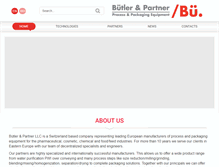 Tablet Screenshot of butlerpartner.com